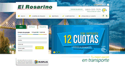 Desktop Screenshot of elrosarino.com.ar
