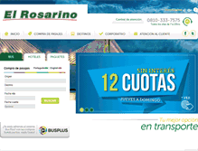 Tablet Screenshot of elrosarino.com.ar